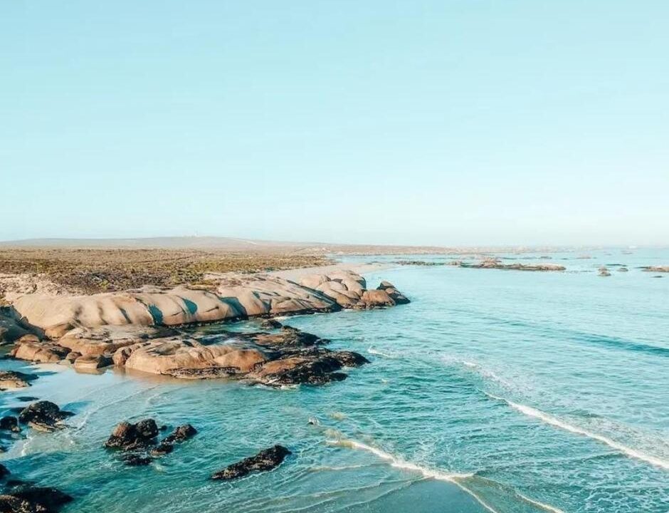 Image showing Bekbaai Beach as taken by The Married Wanderers from Gonana Guesthouse in Paternoster | Media